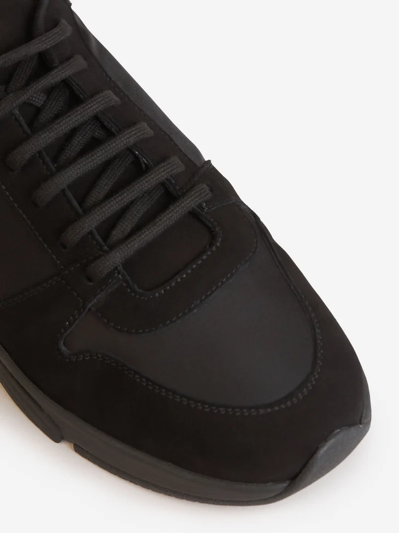 Sneakers Paneles Piel