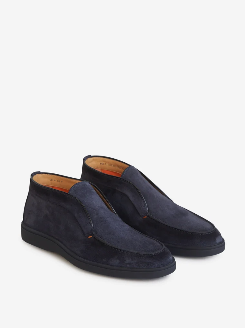 Mocasines Altos Piel Ante