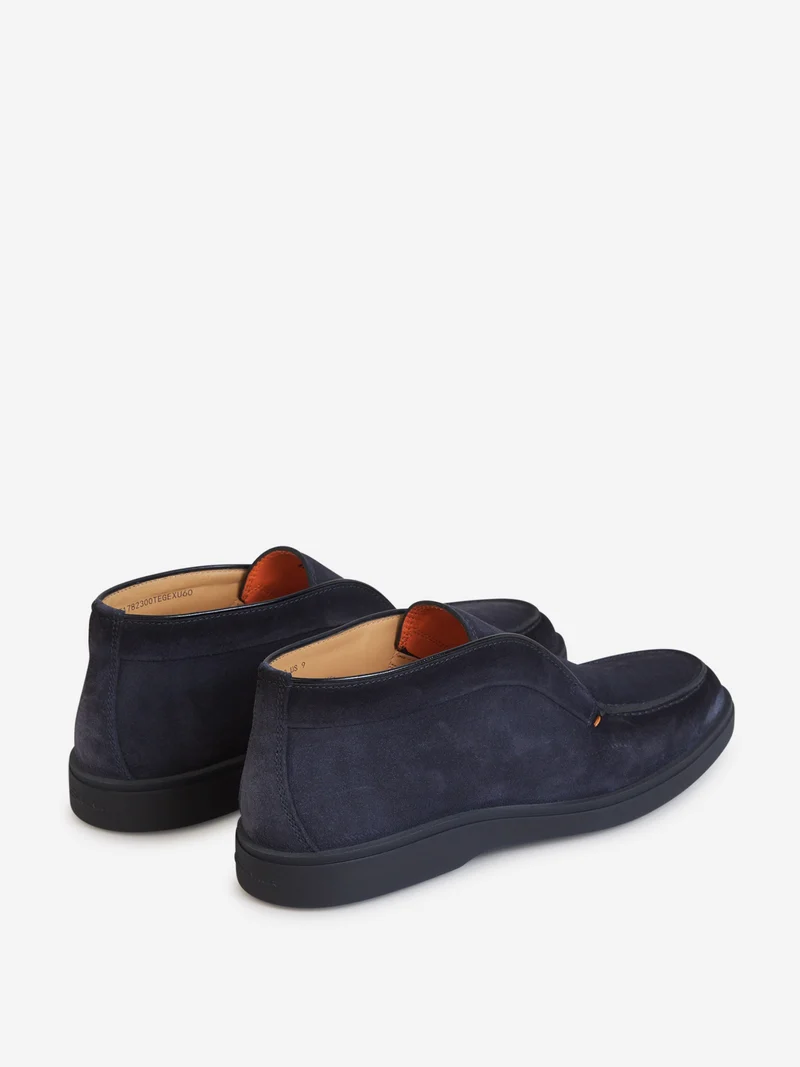 Mocasines Altos Piel Ante