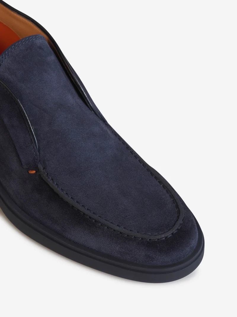 Mocasines Altos Piel Ante