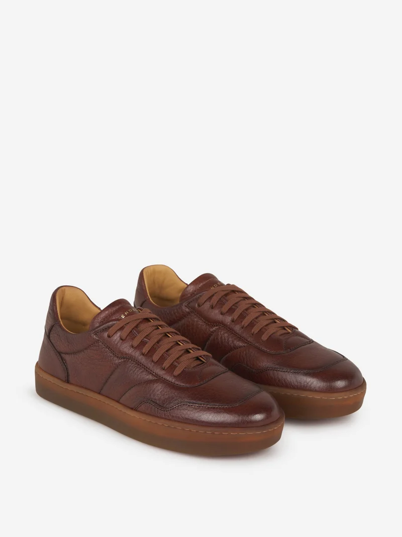 Sneakers Paneles Piel