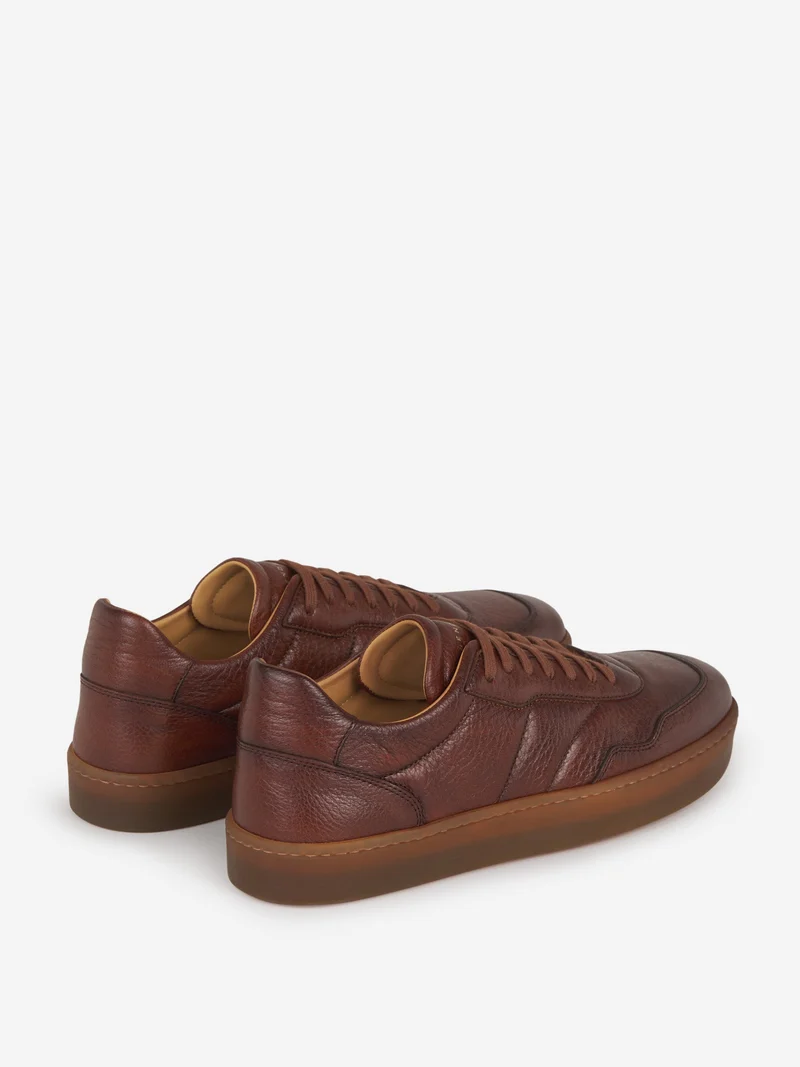 Sneakers Paneles Piel