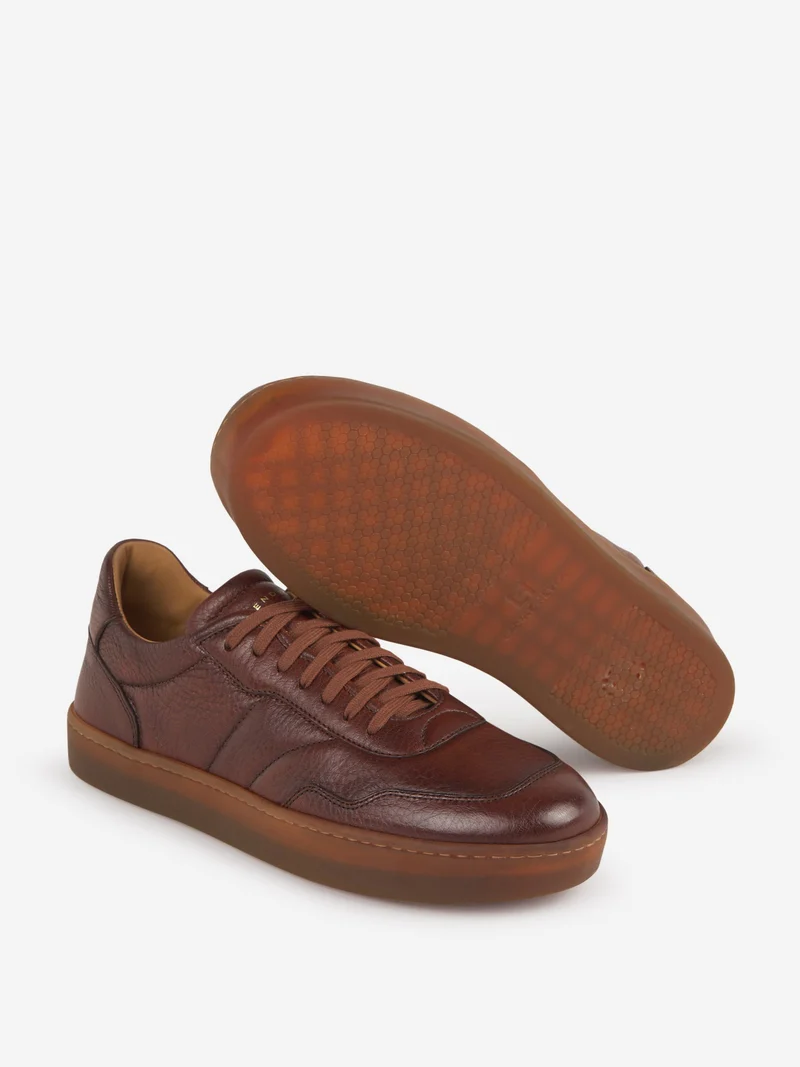 Sneakers Paneles Piel