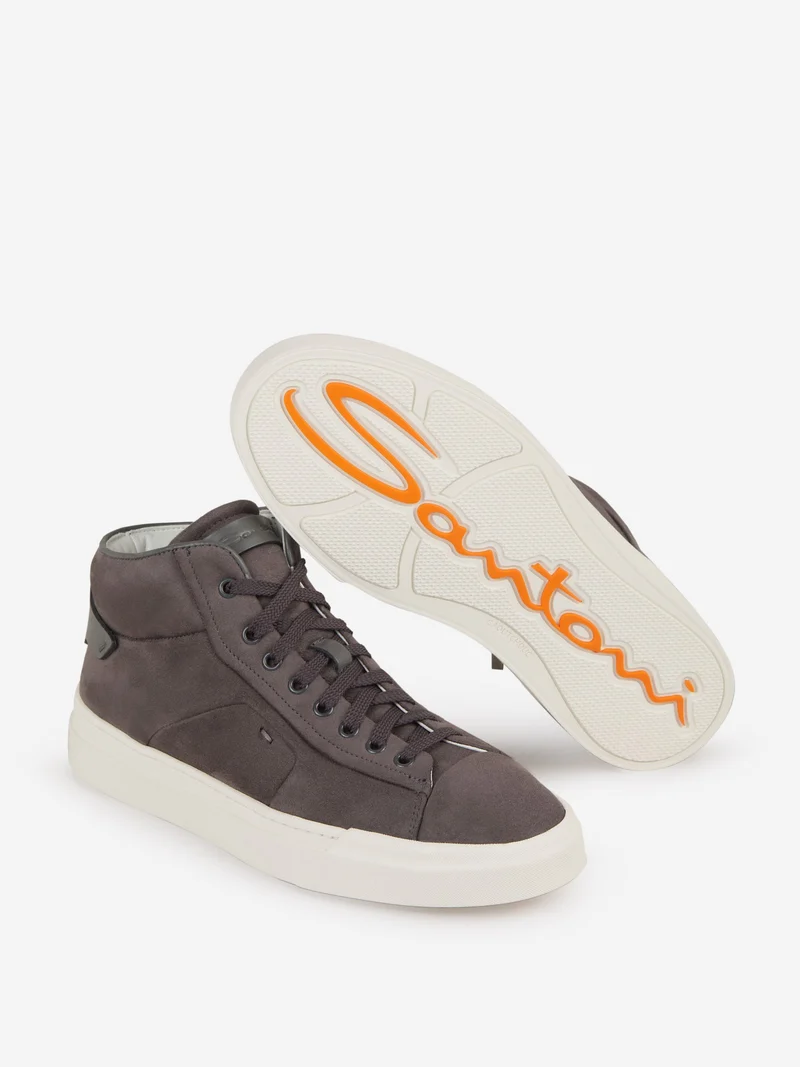 Sneakers Paneles Piel