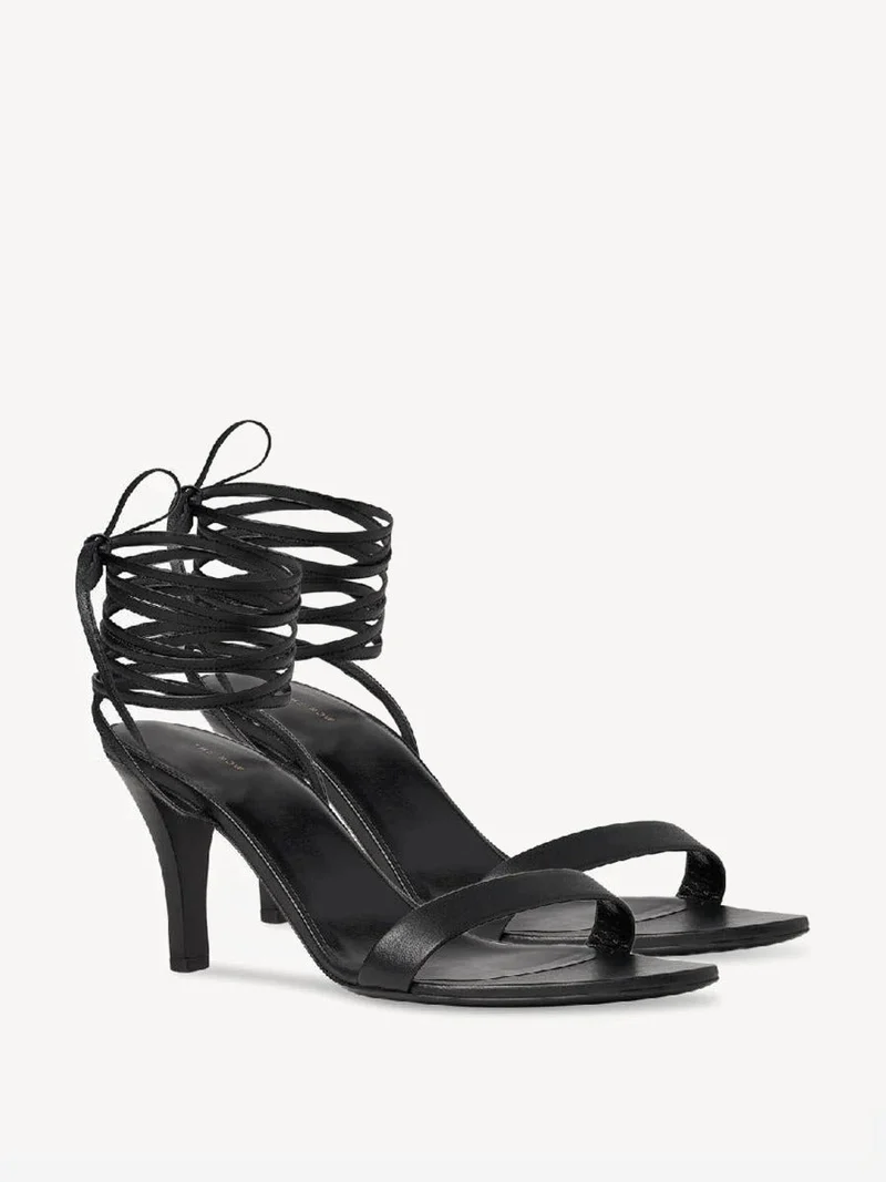 Sandalias Tiras Piel