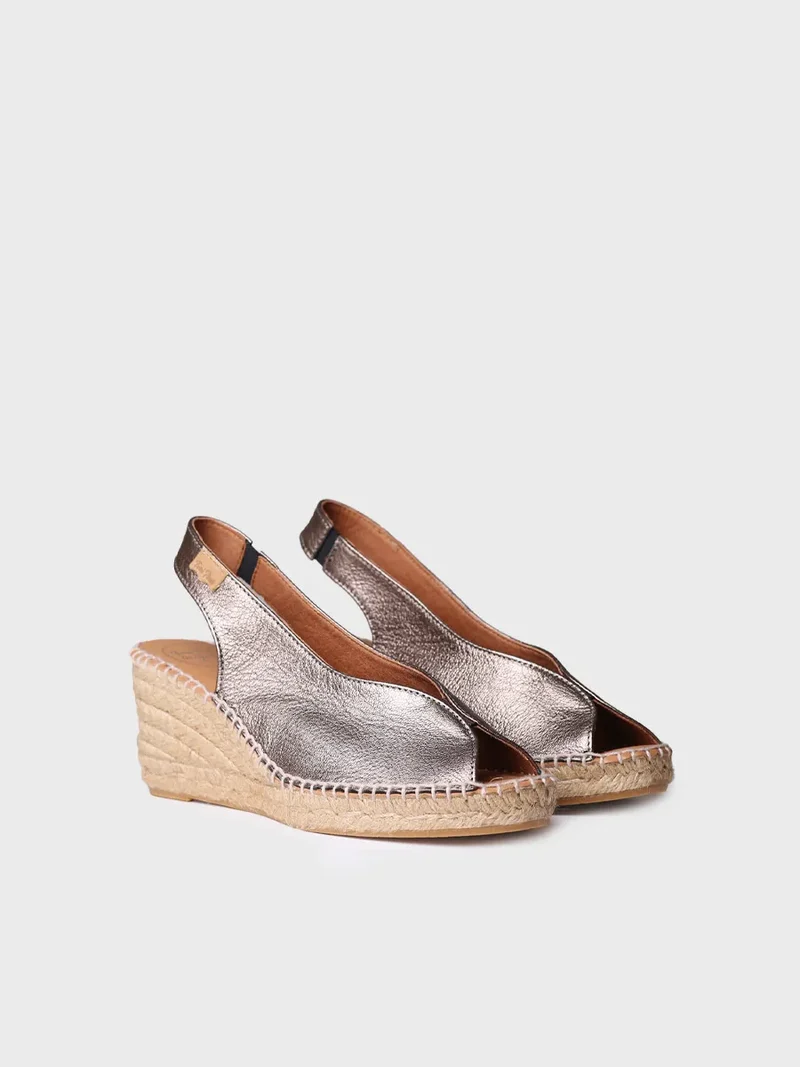 Alpargata de cuña estilo peep toe | LAILA-P