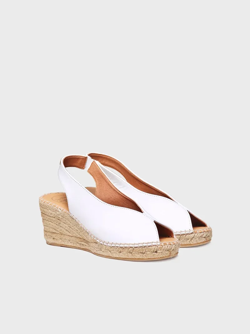 Alpargata de cuña estilo peep toe | LAILA-P