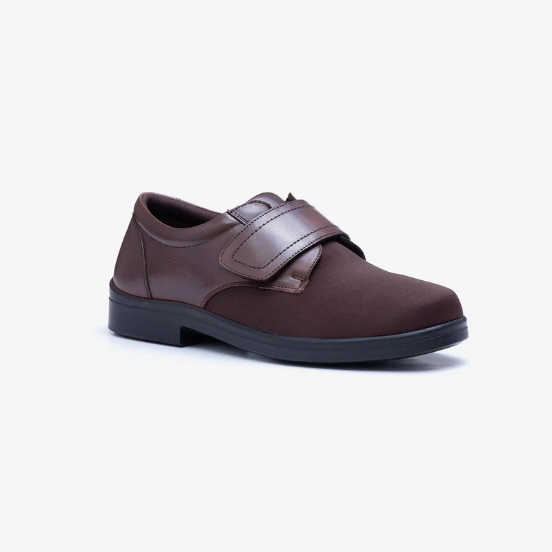 Zapatos elásticos suaves con velcro Tredd Well Benjamin de ajuste ancho para hombre