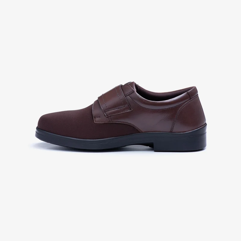 Zapatos elásticos suaves con velcro Tredd Well Benjamin de ajuste ancho para hombre