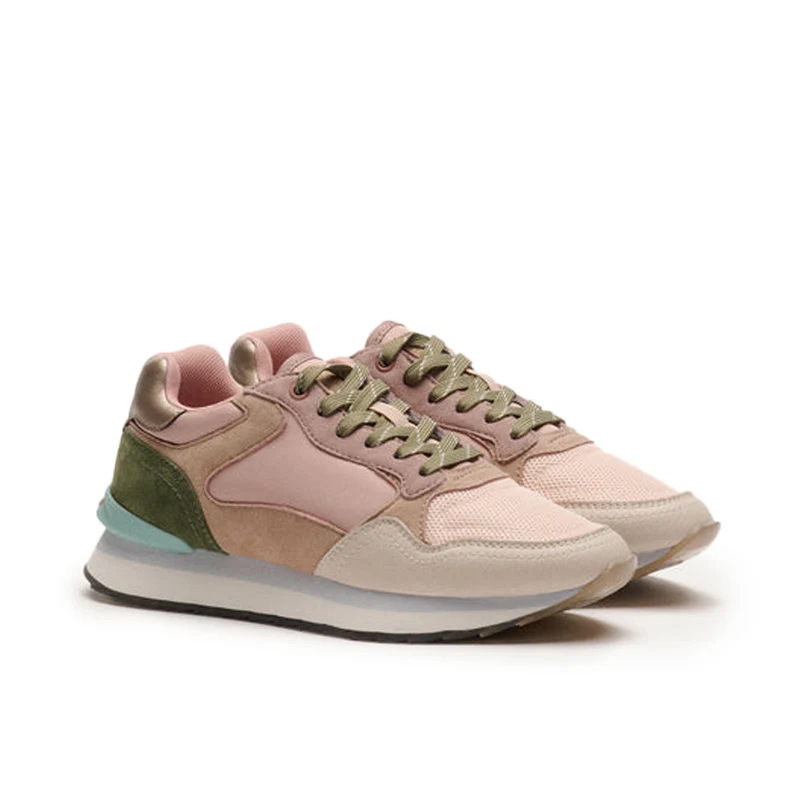Deportiva rosa/kaki PARIS Hoff