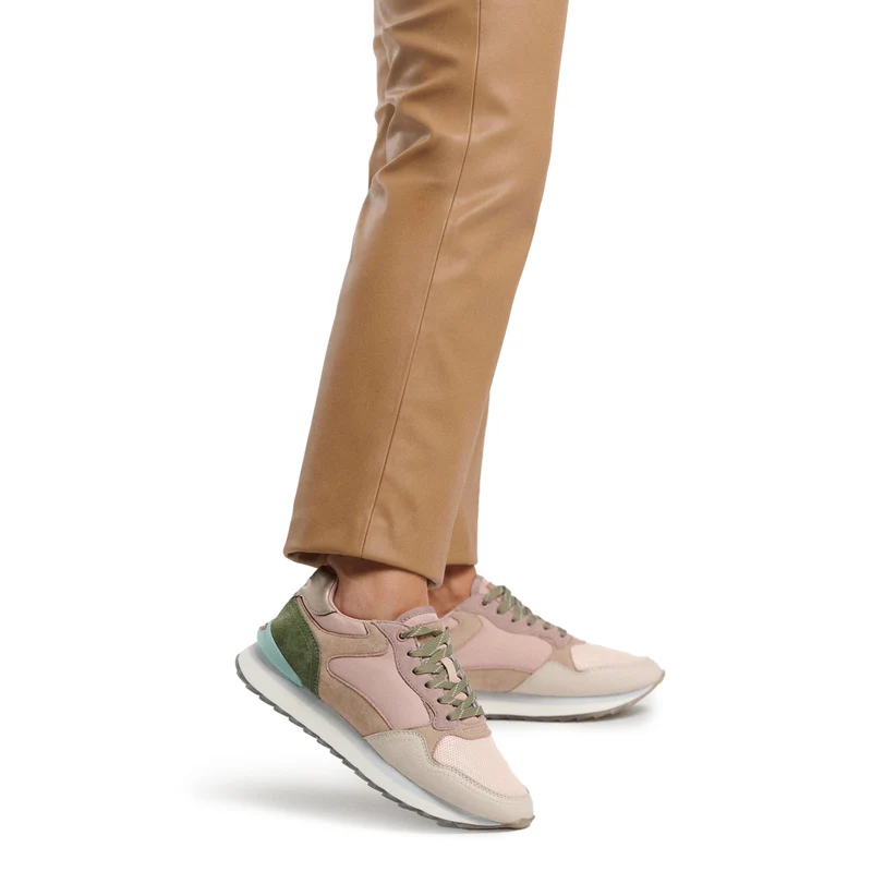 Deportiva rosa/kaki PARIS Hoff