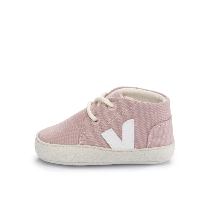 Bota rosa BABYCANVAS Veja