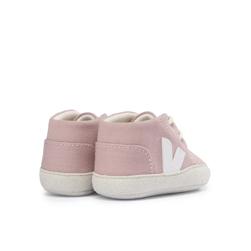 Bota rosa BABYCANVAS Veja
