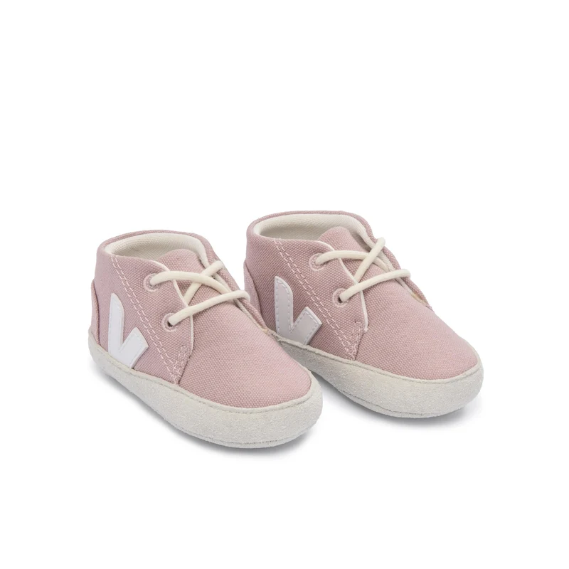 Bota rosa BABYCANVAS Veja