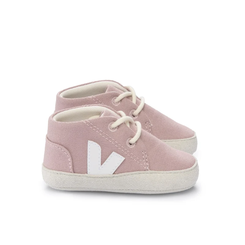 Bota rosa BABYCANVAS Veja