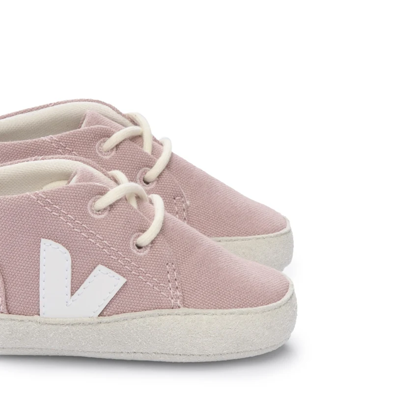 Bota rosa BABYCANVAS Veja