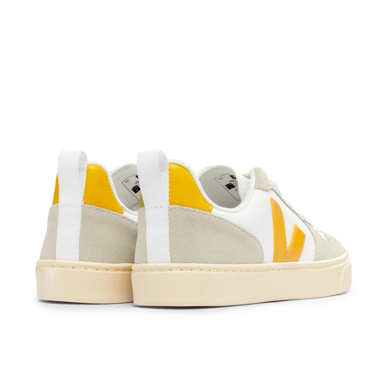Deportiva blanco/beige/amarillo SMALLV10 Veja
