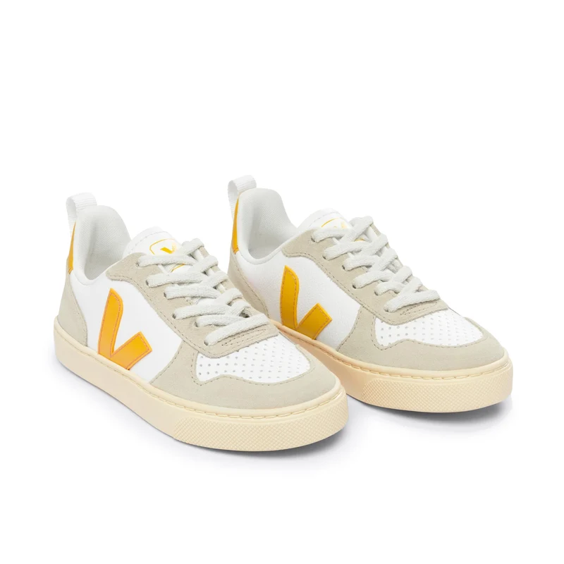 Deportiva blanco/beige/amarillo SMALLV10 Veja