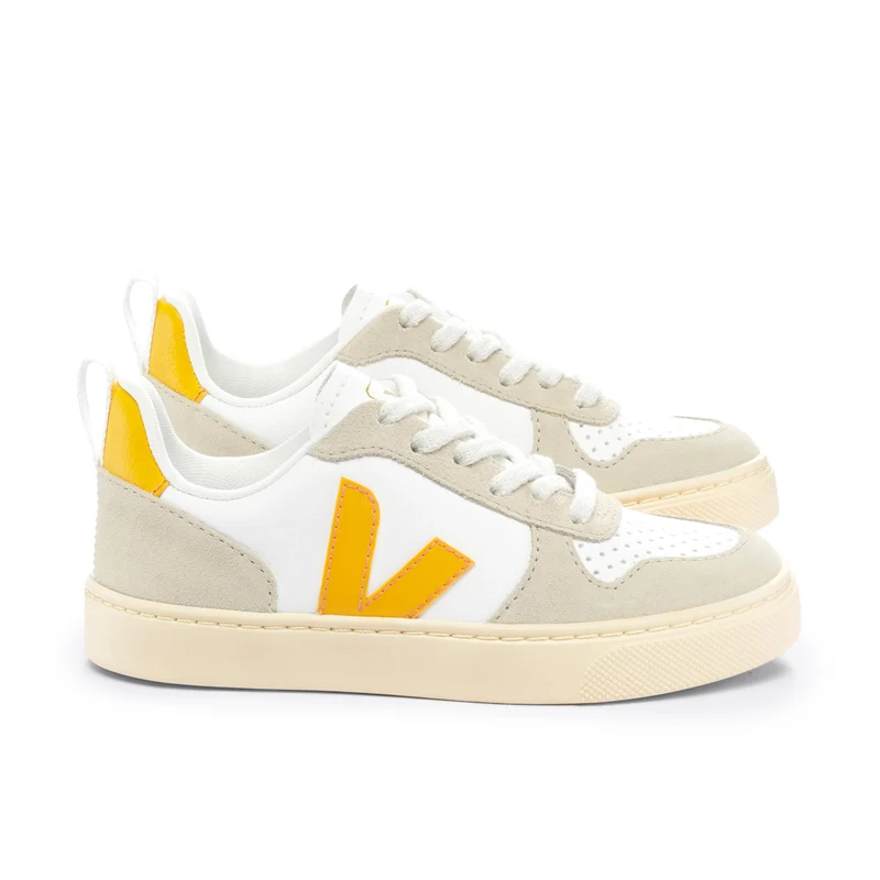 Deportiva blanco/beige/amarillo SMALLV10 Veja