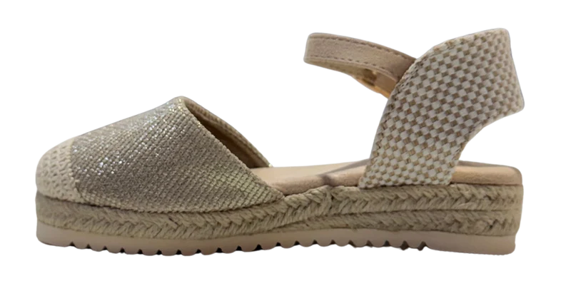 NIÑO ESPARTOS NIÑA TEXTIL ORO