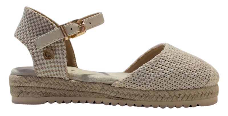 NIÑO ESPARTOS NIÑA TEXTIL BEIGE