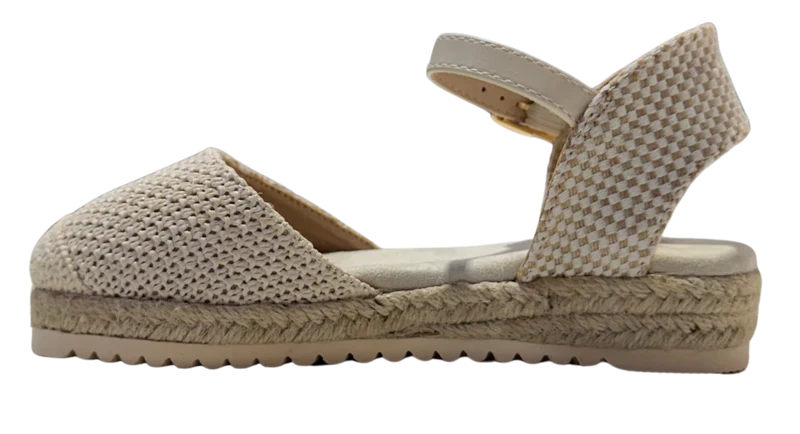 NIÑO ESPARTOS NIÑA TEXTIL BEIGE