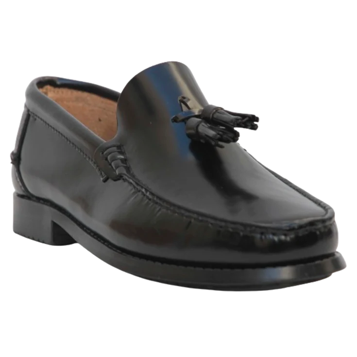 HOMBREMOCASIN P/G BORLAS NEGRO PISO/GOMA