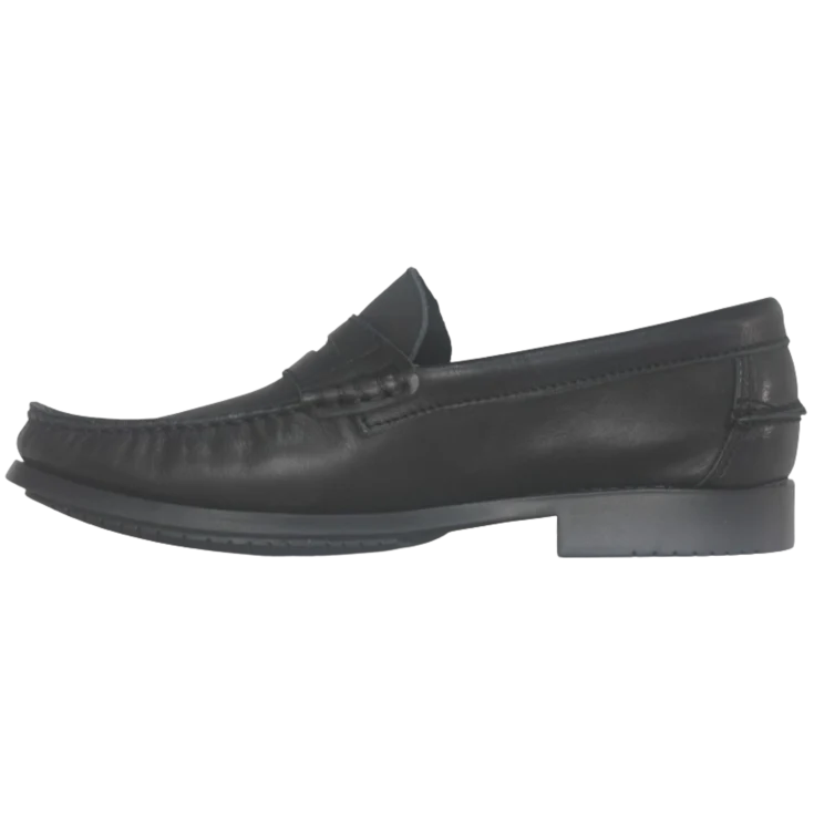 HOMBRE MOCASIN P/G ANTIFAZ PULL NEGRO