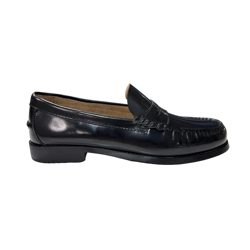 HOMBRE MOCASIN PISO GOMA ANTIFAZ NEGRO