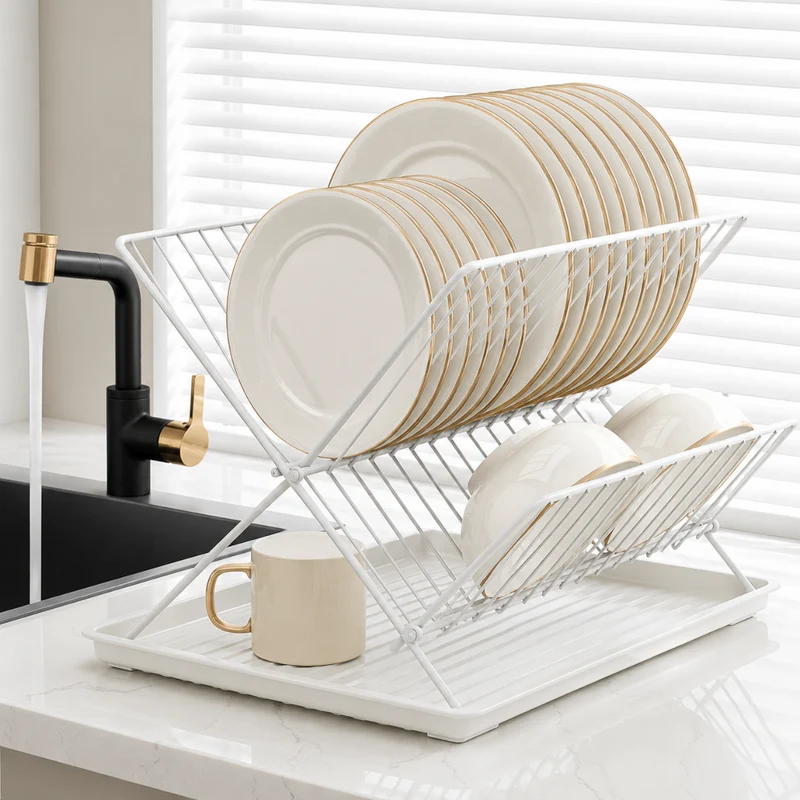 Miomu Escurridor Plegable Multifuncional para Cocina