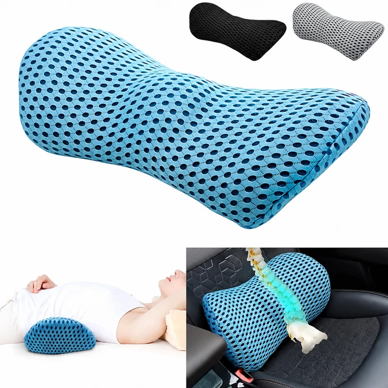 Miomu Cojín Ergonómico Memory Foam para Oficina y Auto