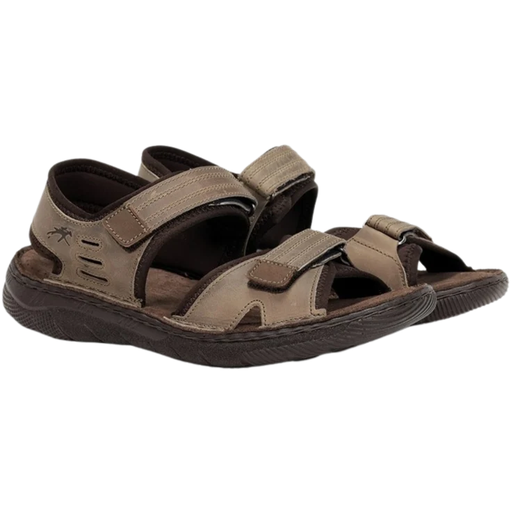 HOMBRE SANDALIA GAUCHO TAUPE MARRON