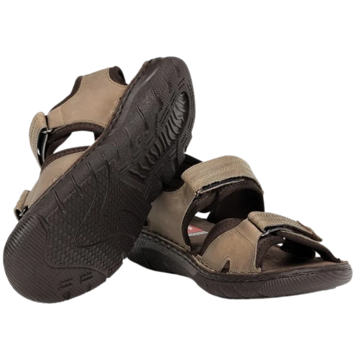 HOMBRE SANDALIA GAUCHO TAUPE MARRON