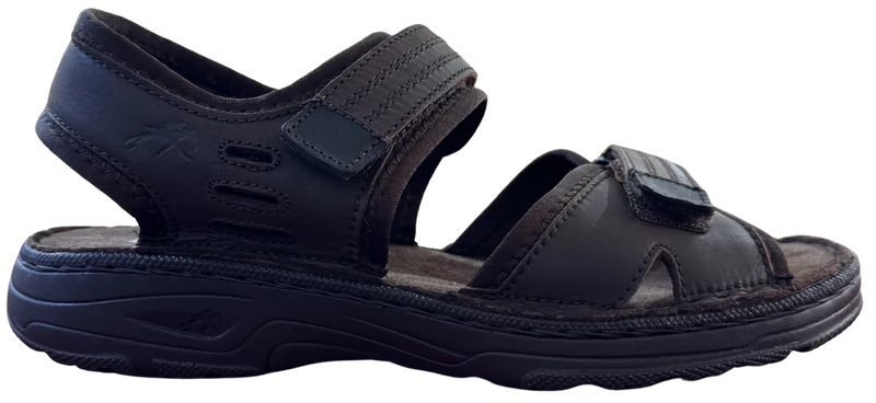 HOMBRE SANDALIA TITAL MARRON NEGRO
