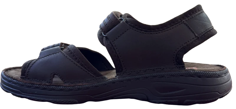 HOMBRE SANDALIA TITAL MARRON NEGRO