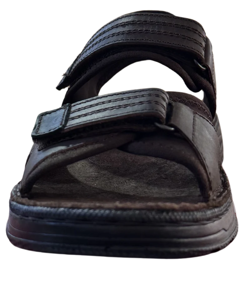 HOMBRE SANDALIA TITAL MARRON NEGRO