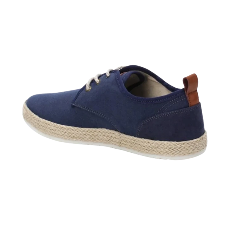 HOMBRE CASUAL ZAPATO LONA NAVY/MARINO