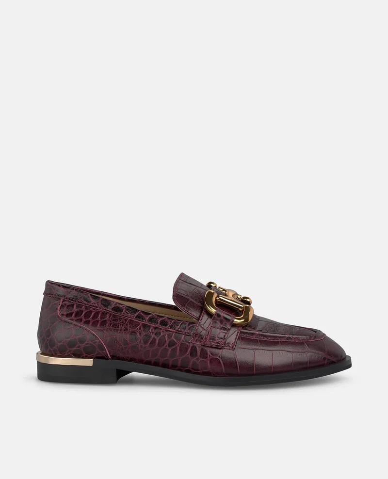 MOCASÍN ESTRIBO METALIZADO