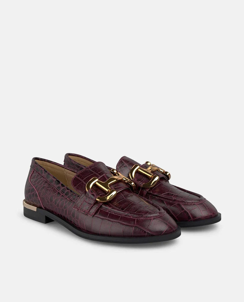 MOCASÍN ESTRIBO METALIZADO