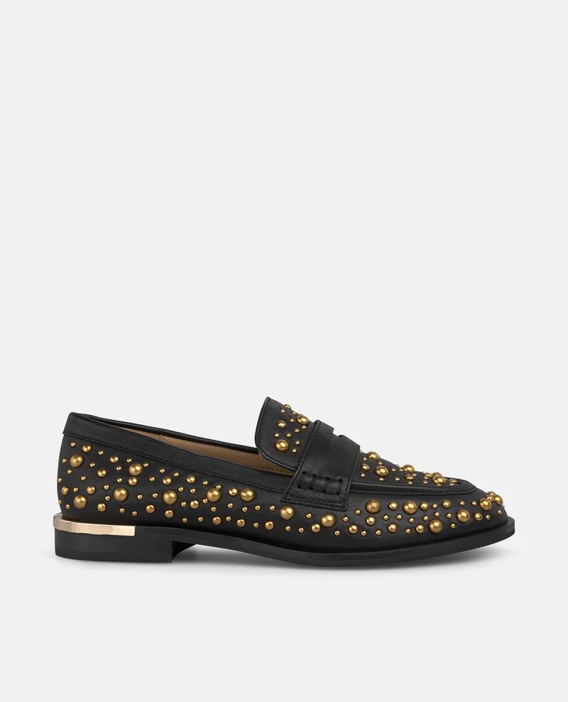 MOCASÍN TACHAS DE PEDRERÍA