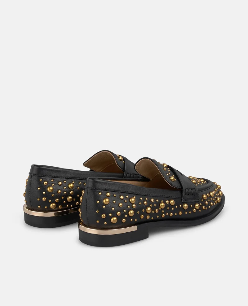 MOCASÍN TACHAS DE PEDRERÍA