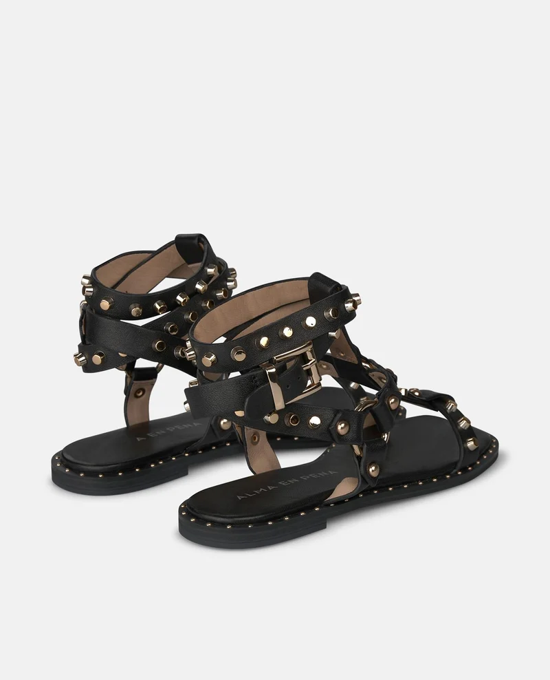 SANDALIA ESTILO GRIEGO TACHAS