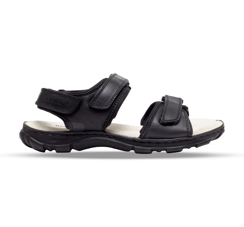 Sandalias de cuero James de ajuste ancho para mujer de Tredd Well