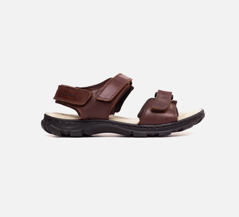 Sandalias de cuero James de ajuste ancho para mujer de Tredd Well