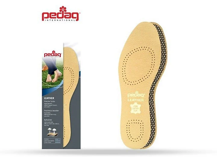 Plantillas completas de cuero Pedag para hombres