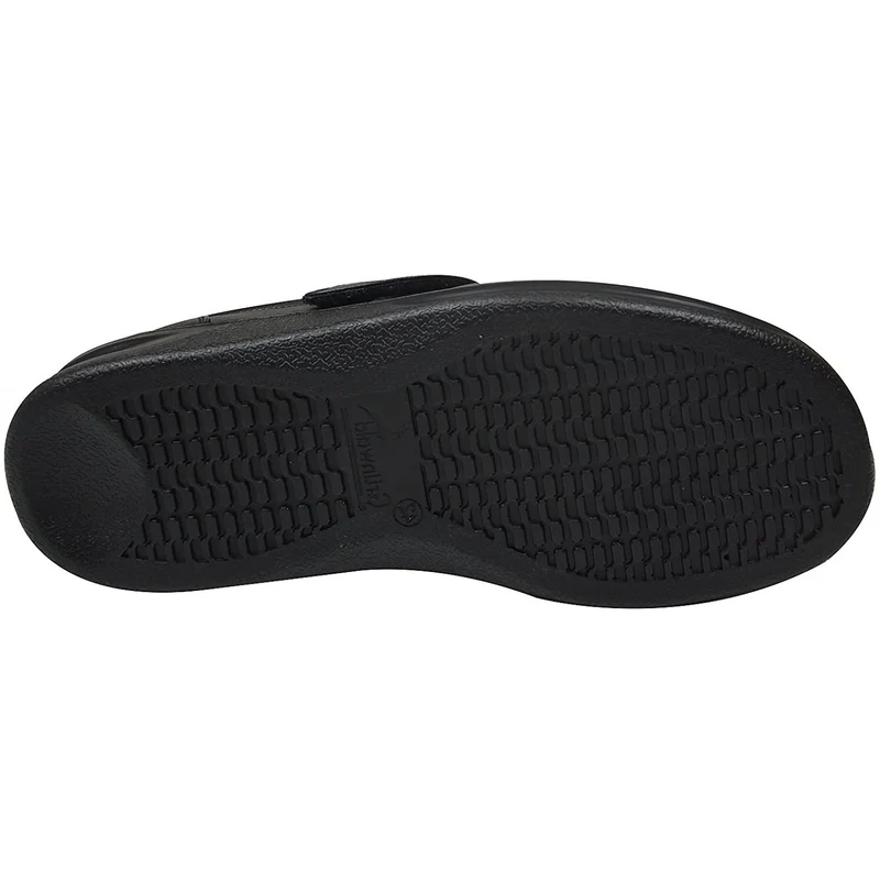 Zapatos Grunwald A-703 con velcro para hombre, de corte ancho