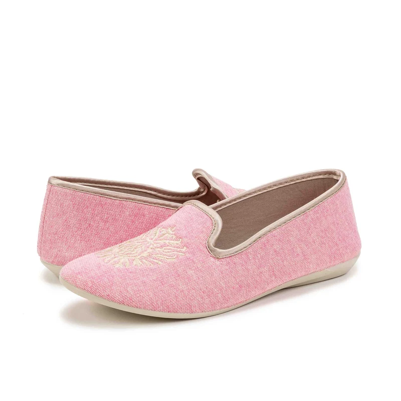 Zapatilla casa rosa 698025 Norteñas