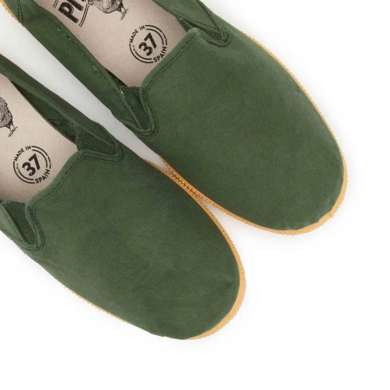 Zapatilla kaki 7UNO Walk in Pitas