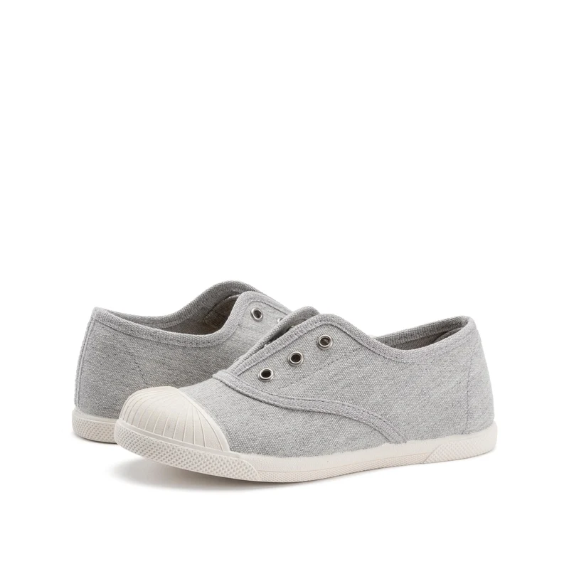 Zapatilla gris claro 4005 Pepa & Cris