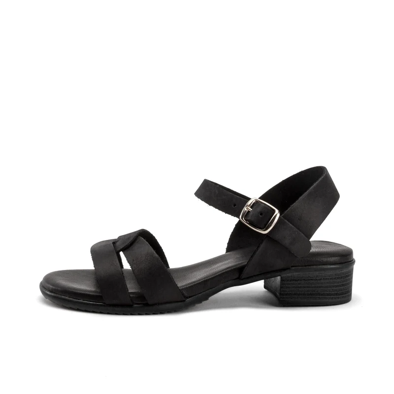 Sandalia nobuk negro S14470 Pepa & Cris